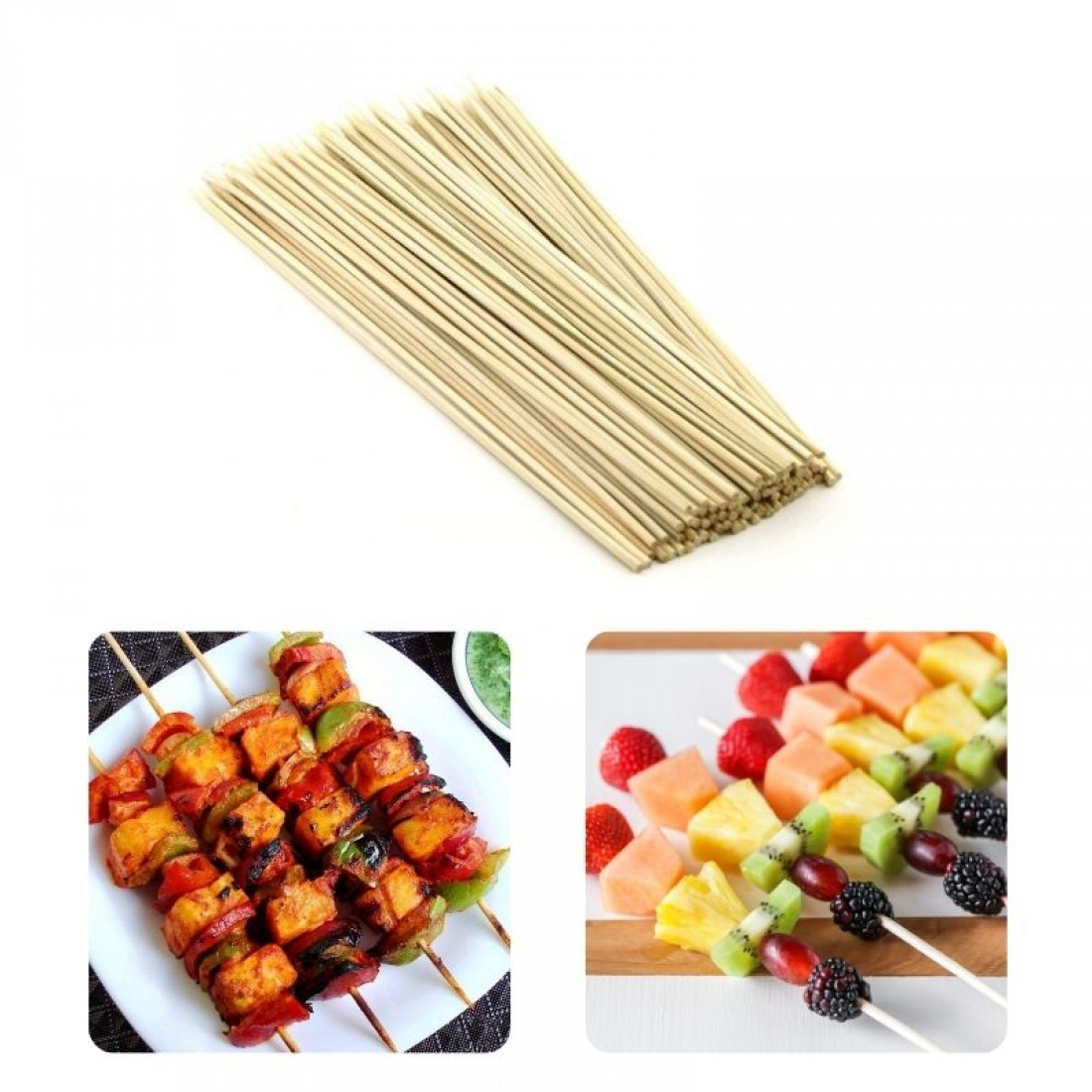 Bamboo Skewer Sticks 10 inches